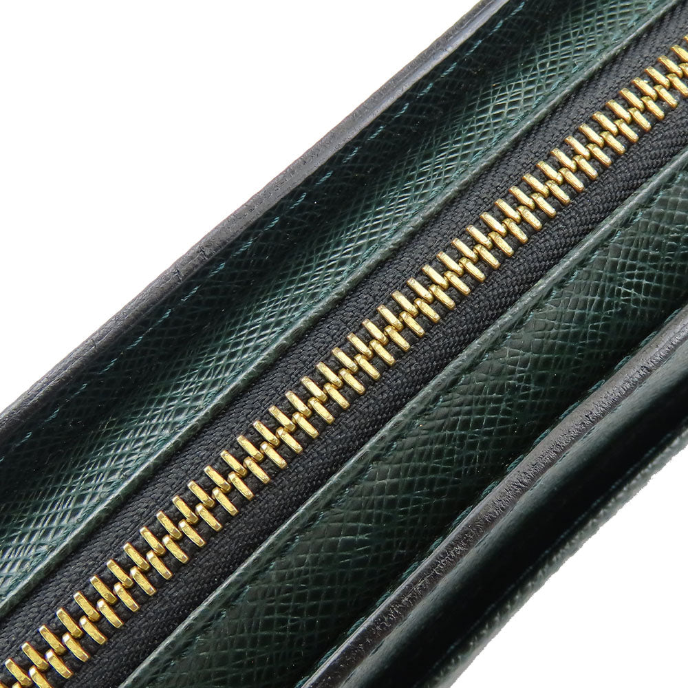 LOUIS VUITTON business bag M30184 Taiga green Baikal mens Used