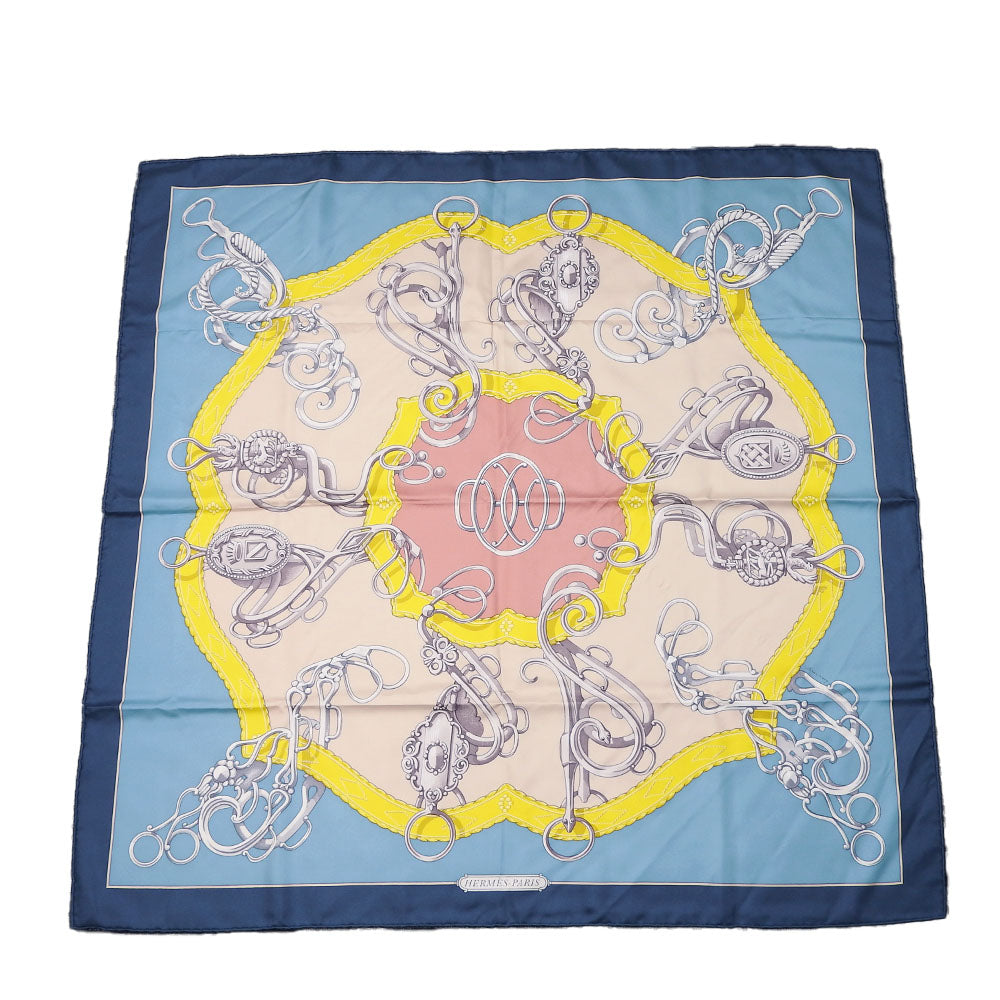 HERMES scarf silk multicolor Carre90 Women Used