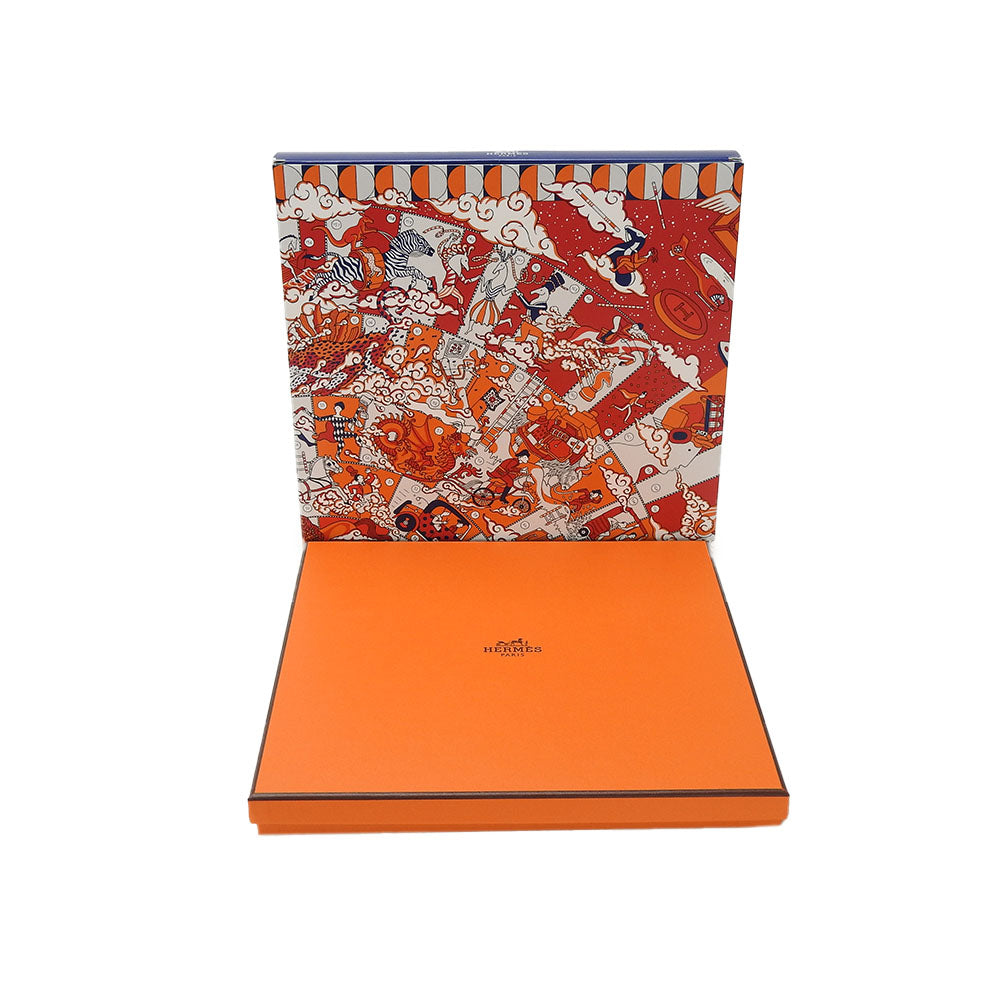 HERMES scarf silk multicolor Carre90 Women Used