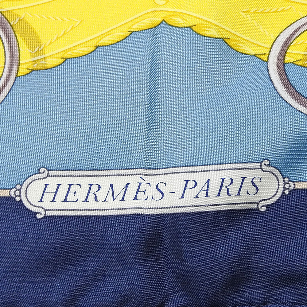 HERMES scarf silk multicolor Carre90 Women Used