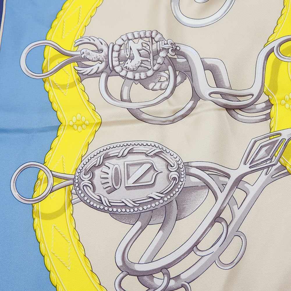 HERMES scarf silk multicolor Carre90 Women Used