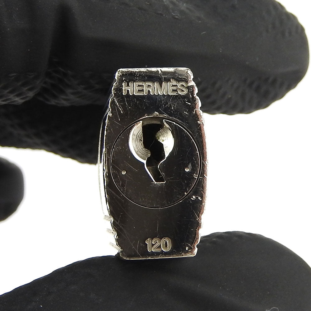 HERMES Cadena metal Silver unisex(Unisex) Used
