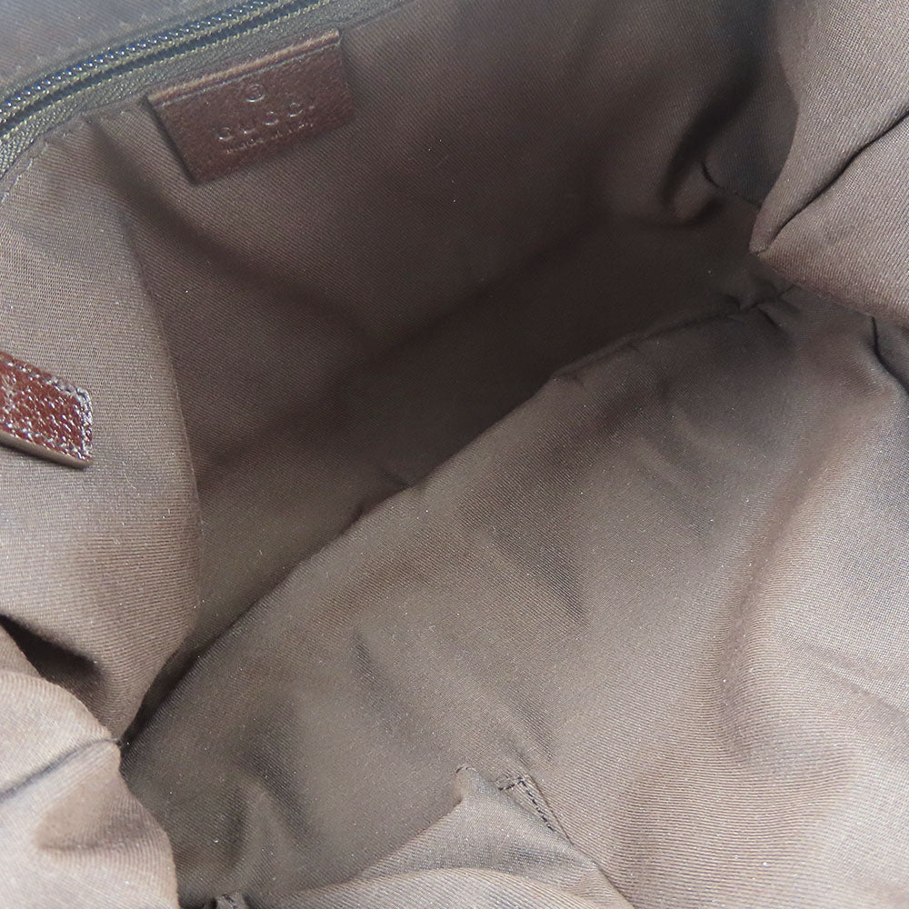 GUCCI Shoulder Bag 181092 GG canvas, leather beige Women Used