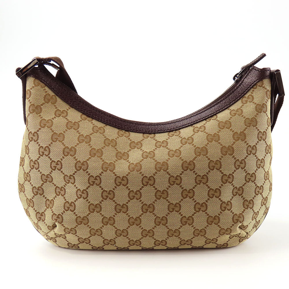 GUCCI Shoulder Bag 181092 GG canvas, leather beige Women Used