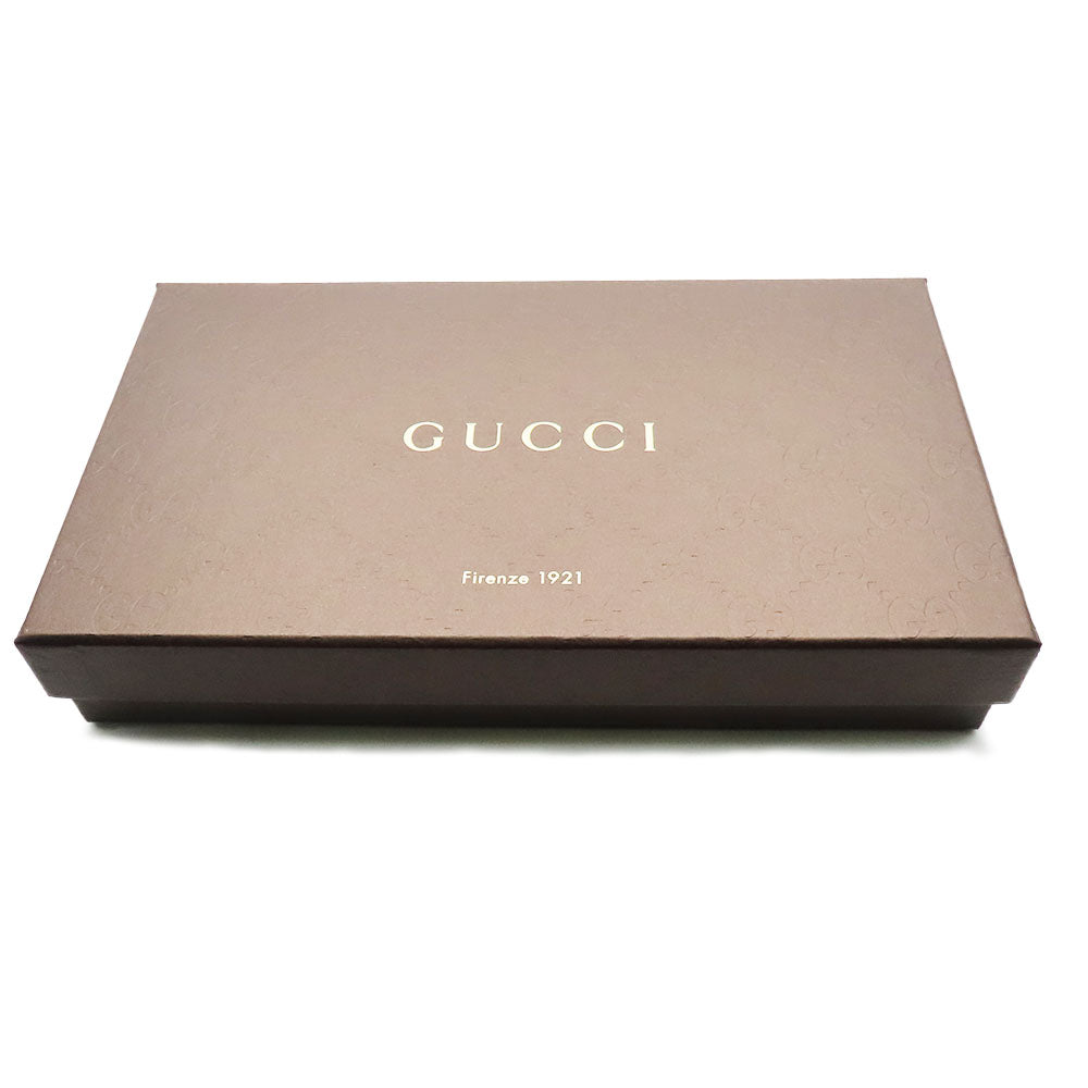 GUCCI Long Wallet Purse 346058 GG canvas, leather Brown Women Used