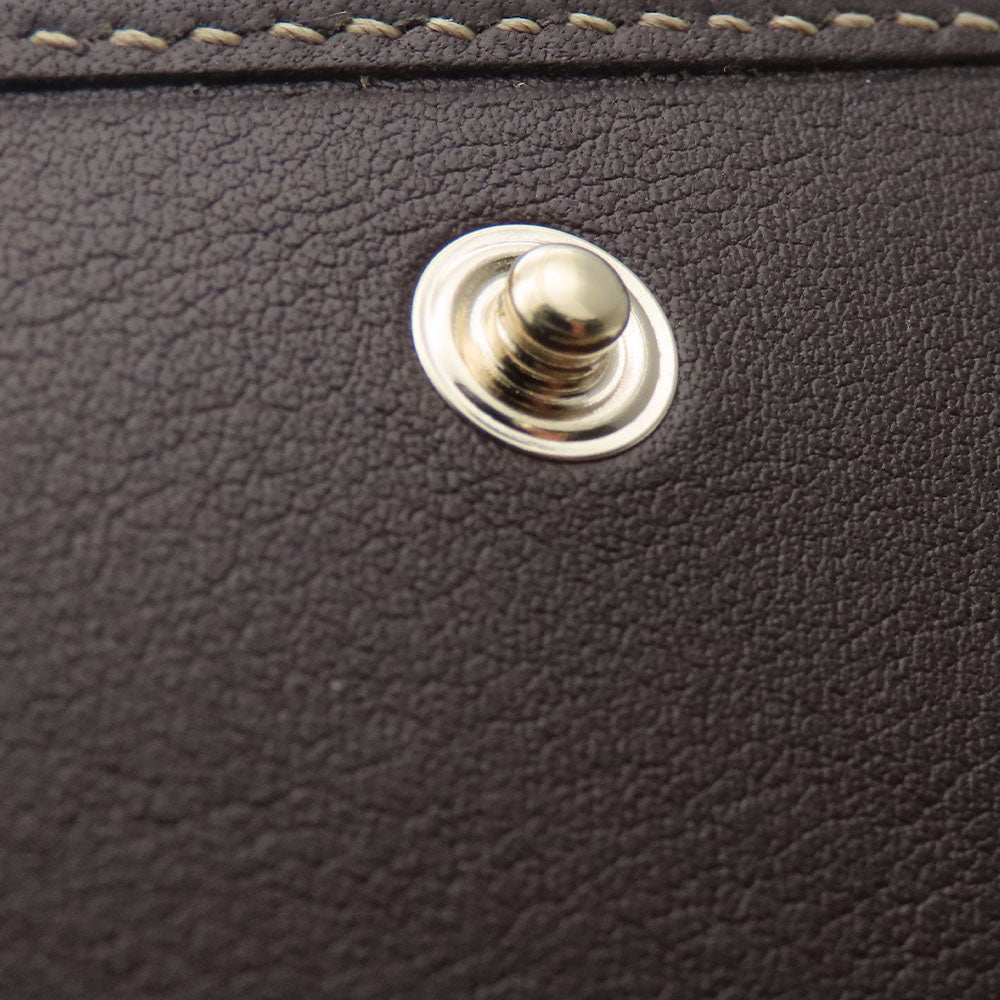 GUCCI Long Wallet Purse 245723 GG canvas, leather Brown Women Used