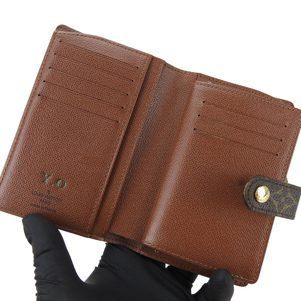 LOUIS VUITTON Bifold Wallet M61674 Monogram Brown Portefeuille Vienova Women Used