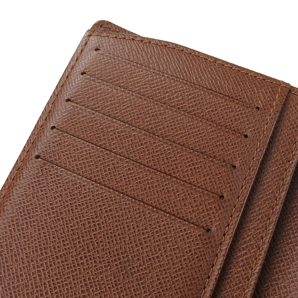 LOUIS VUITTON Bifold Wallet M61674 Monogram Brown Portefeuille Vienova Women Used
