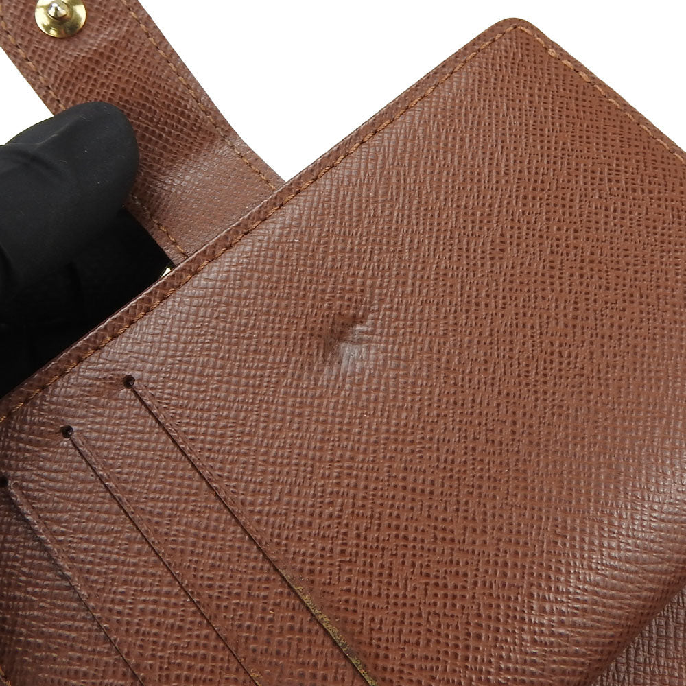 LOUIS VUITTON Bifold Wallet M61674 Monogram Brown Portefeuille Vienova Women Used
