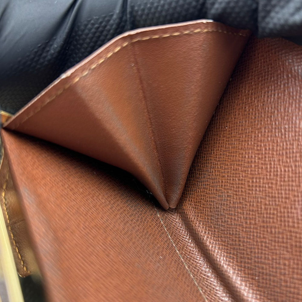 LOUIS VUITTON Bifold Wallet M61674 Monogram Brown Portefeuille Vienova Women Used