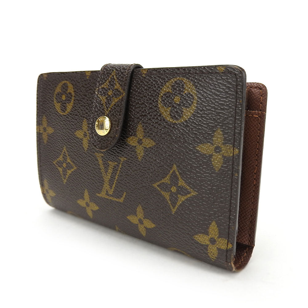 LOUIS VUITTON Bifold Wallet M61674 Monogram Brown Portefeuille Vienova Women Used