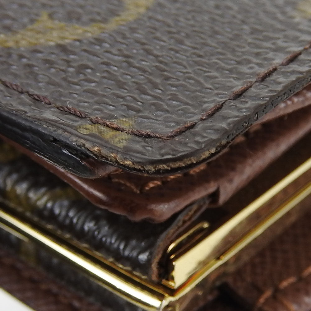 LOUIS VUITTON Bifold Wallet M61674 Monogram Brown Portefeuille Vienova Women Used