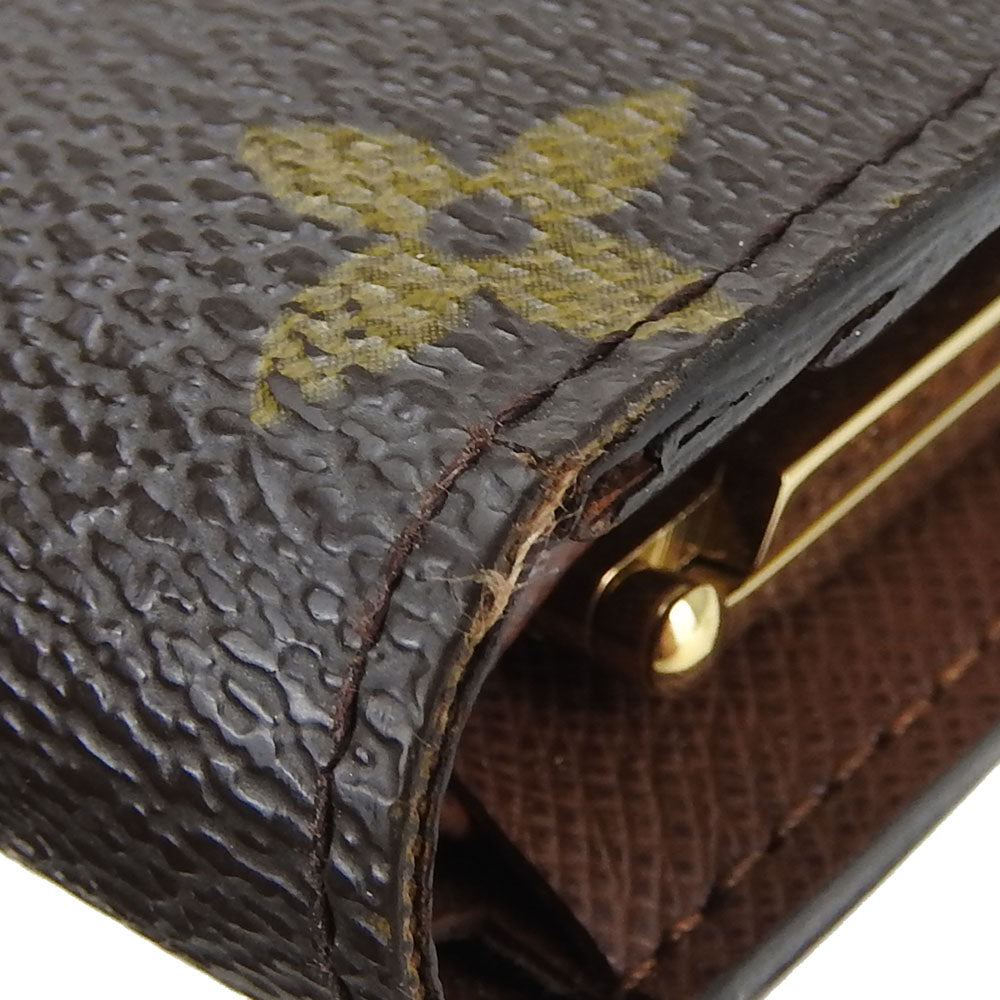 LOUIS VUITTON Bifold Wallet M61674 Monogram Brown Portefeuille Vienova Women Used