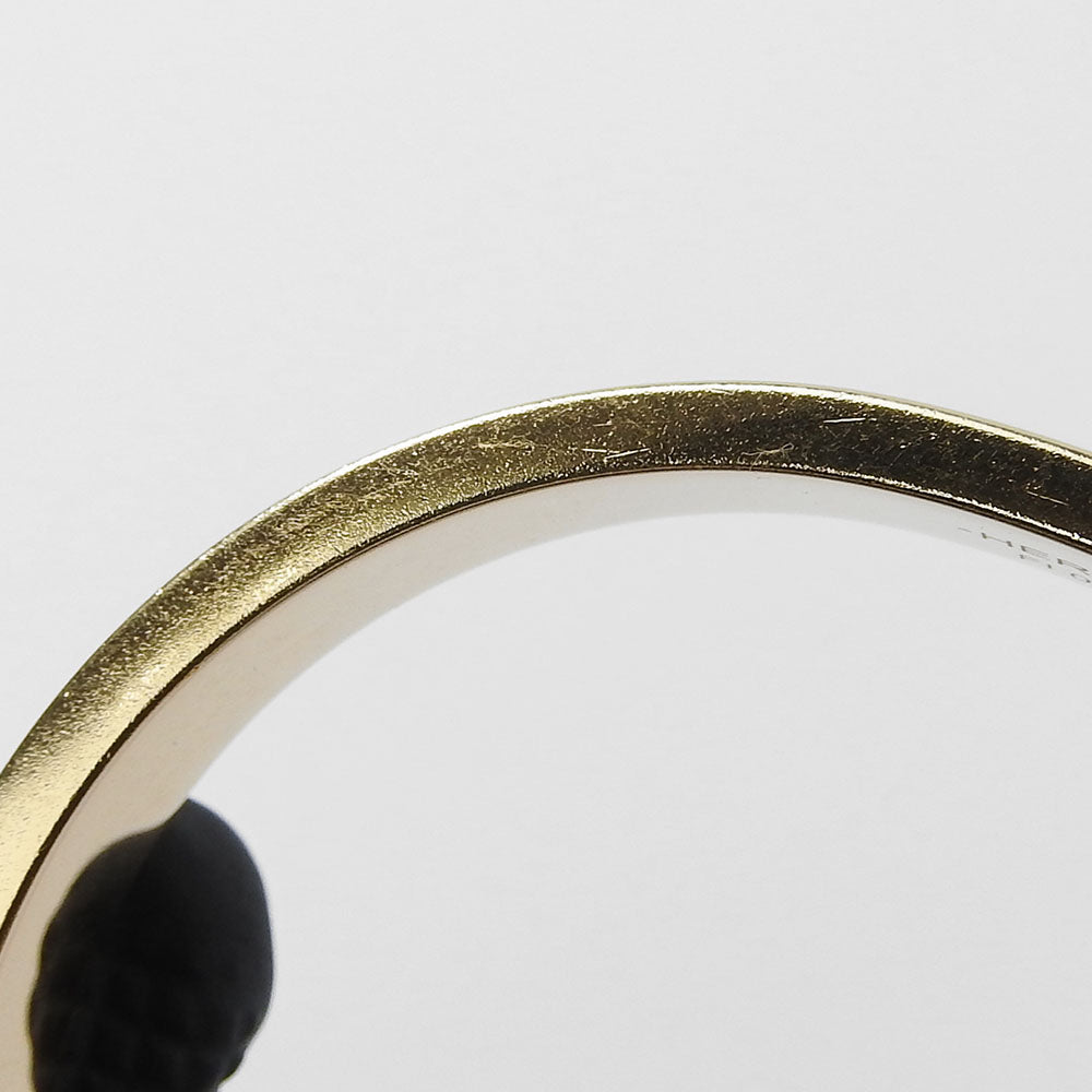 HERMES Bangle metal gold Chene Dunkle Mini Click Women Used
