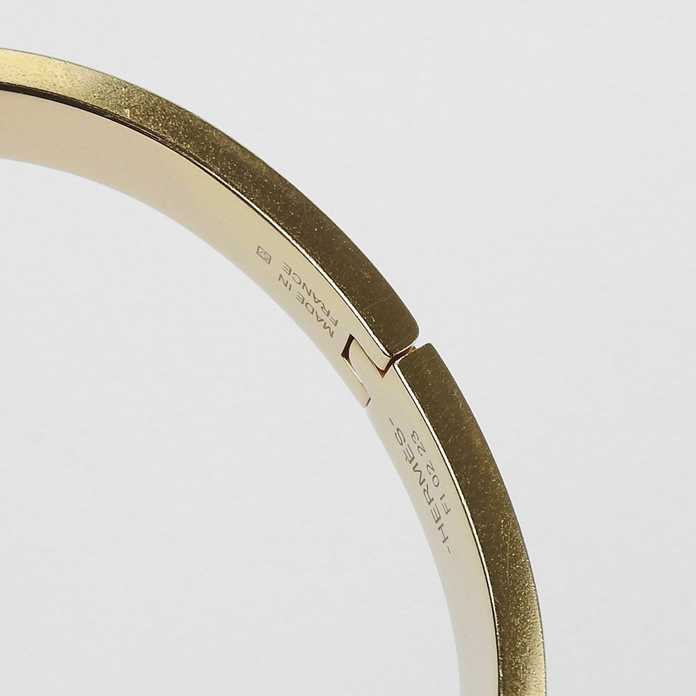 HERMES Bangle metal gold Chene Dunkle Mini Click Women Used