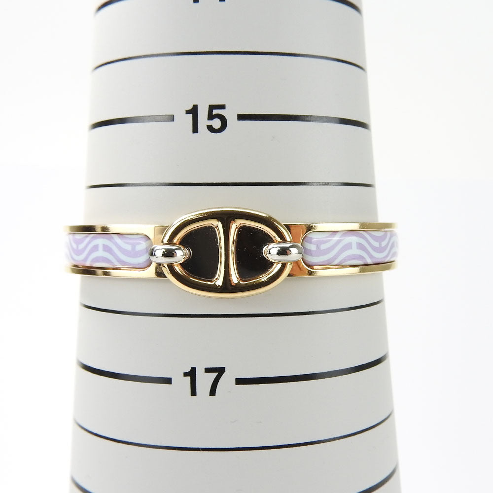 HERMES Bangle metal gold Chene Dunkle Mini Click Women Used