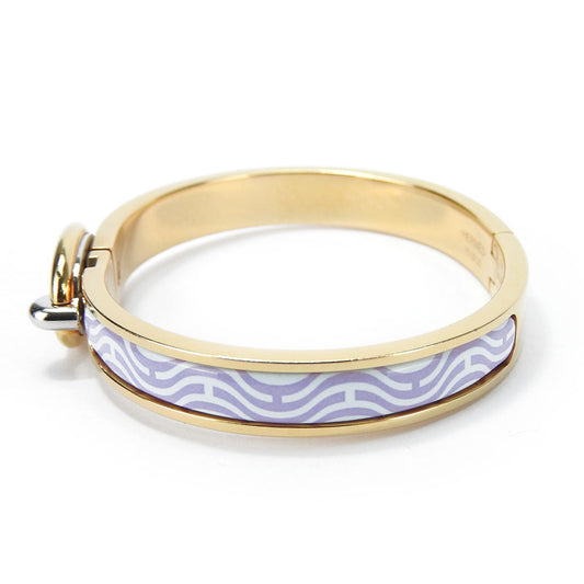 HERMES Bangle metal gold Chene Dunkle Mini Click Women Used