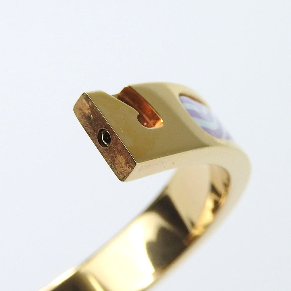 HERMES Bangle metal gold Chene Dunkle Mini Click Women Used