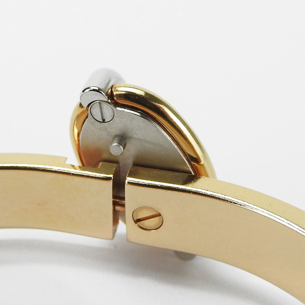 HERMES Bangle metal gold Chene Dunkle Mini Click Women Used