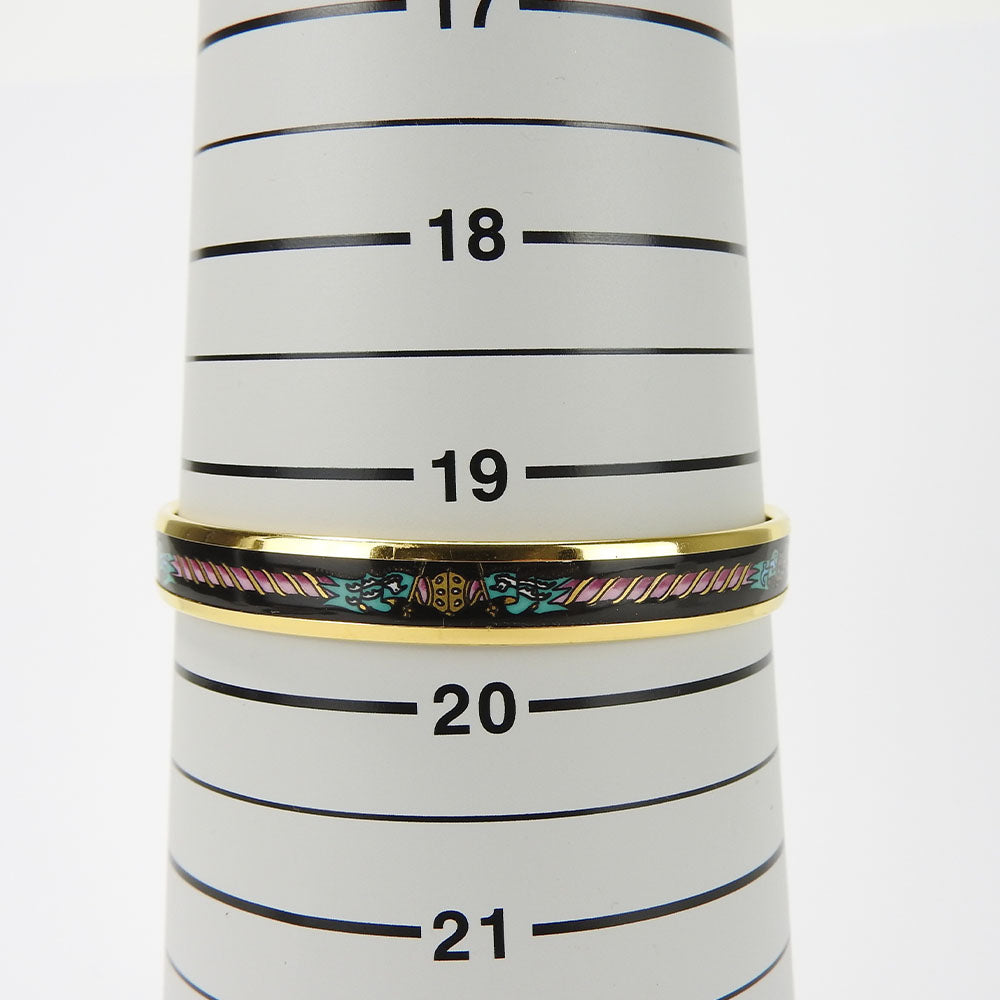 HERMES bracelet Metal, Cloisonne multicolor Emaille PM Women Used