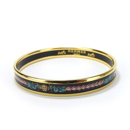 HERMES bracelet Metal, Cloisonne multicolor Emaille PM Women Used