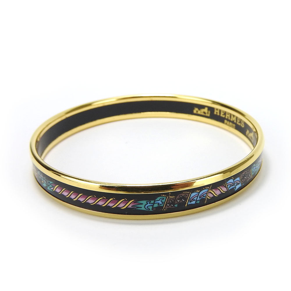 HERMES bracelet Metal, Cloisonne multicolor Emaille PM Women Used
