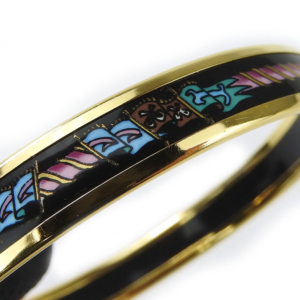 HERMES bracelet Metal, Cloisonne multicolor Emaille PM Women Used
