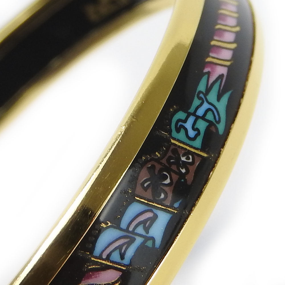 HERMES bracelet Metal, Cloisonne multicolor Emaille PM Women Used