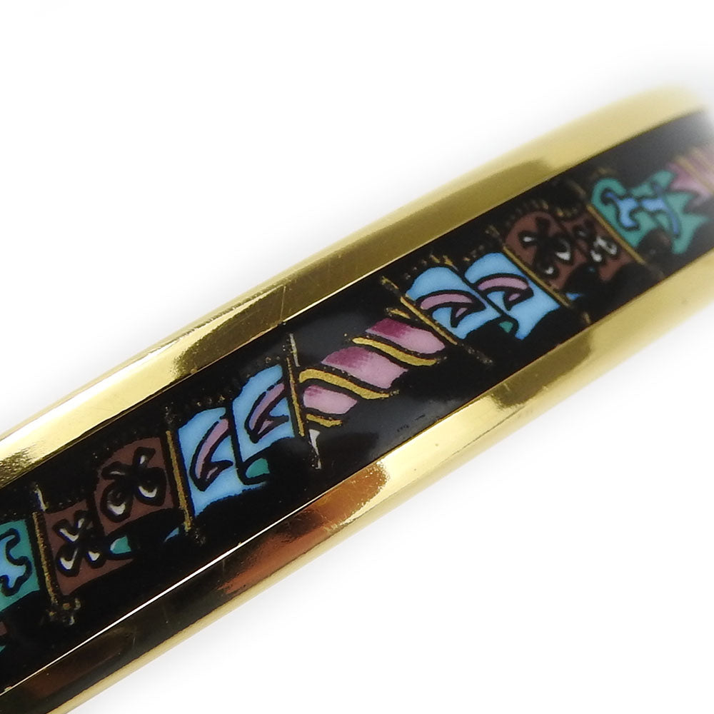 HERMES bracelet Metal, Cloisonne multicolor Emaille PM Women Used