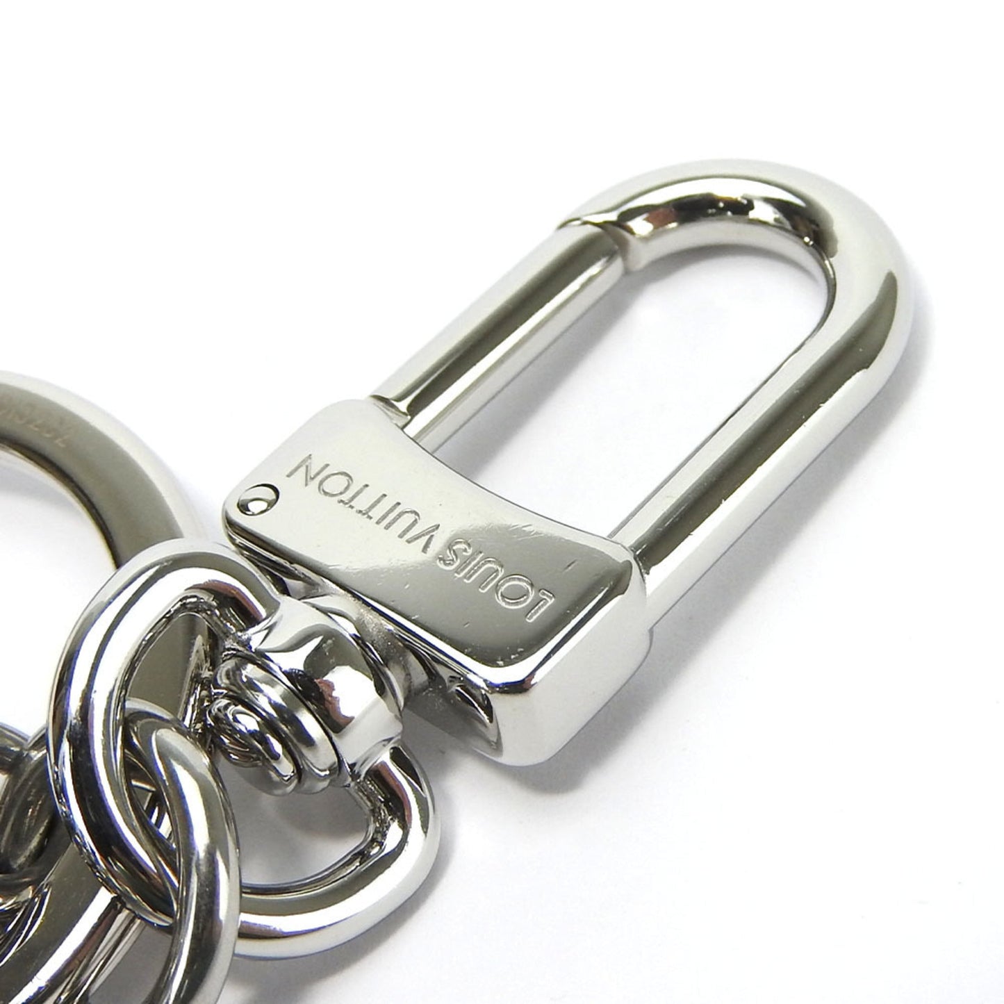 Louis Vuitton blue  Leather Metal Keyring