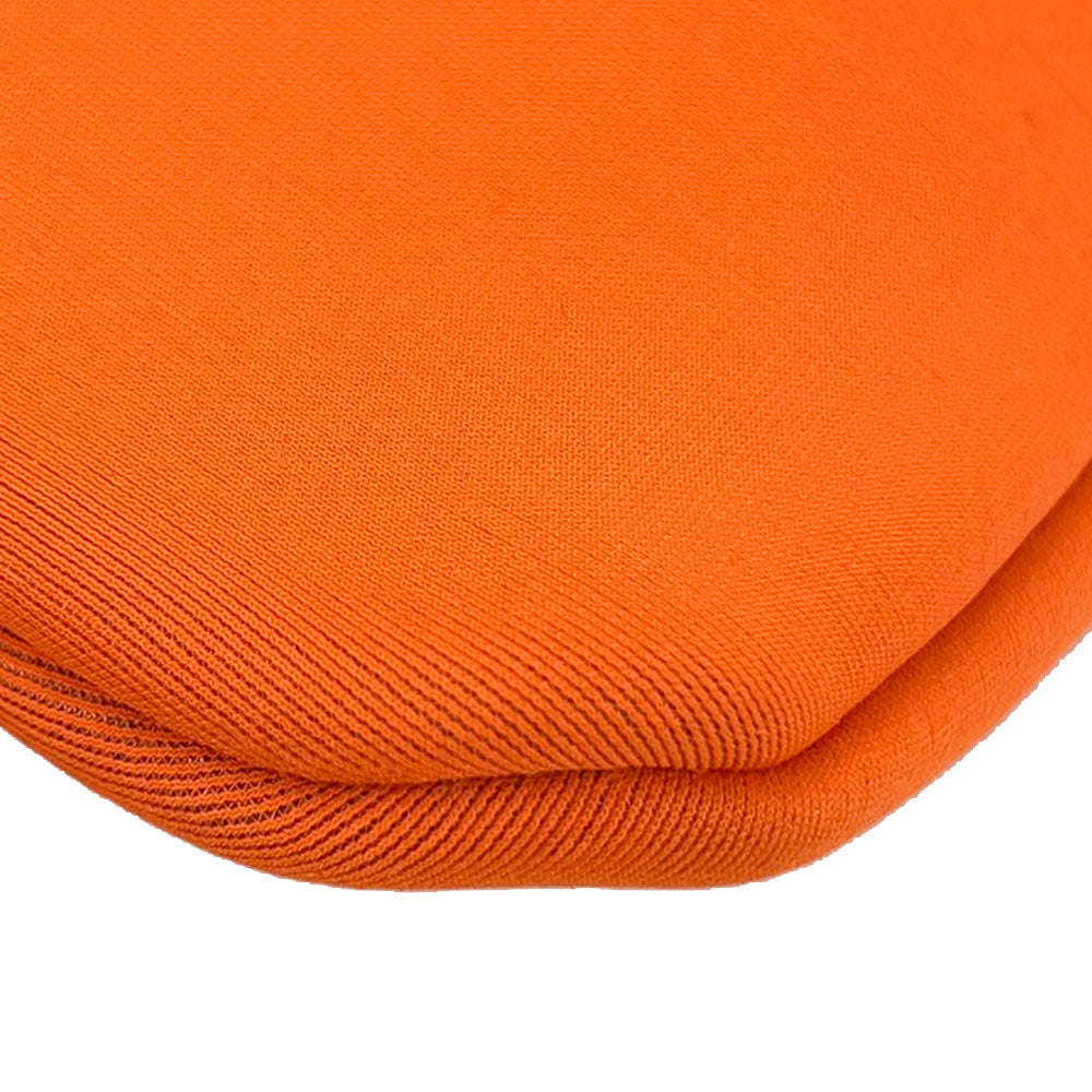 HERMES Pouch Polyamide elastane Orange Neoban Wave MM unisex(Unisex) Used