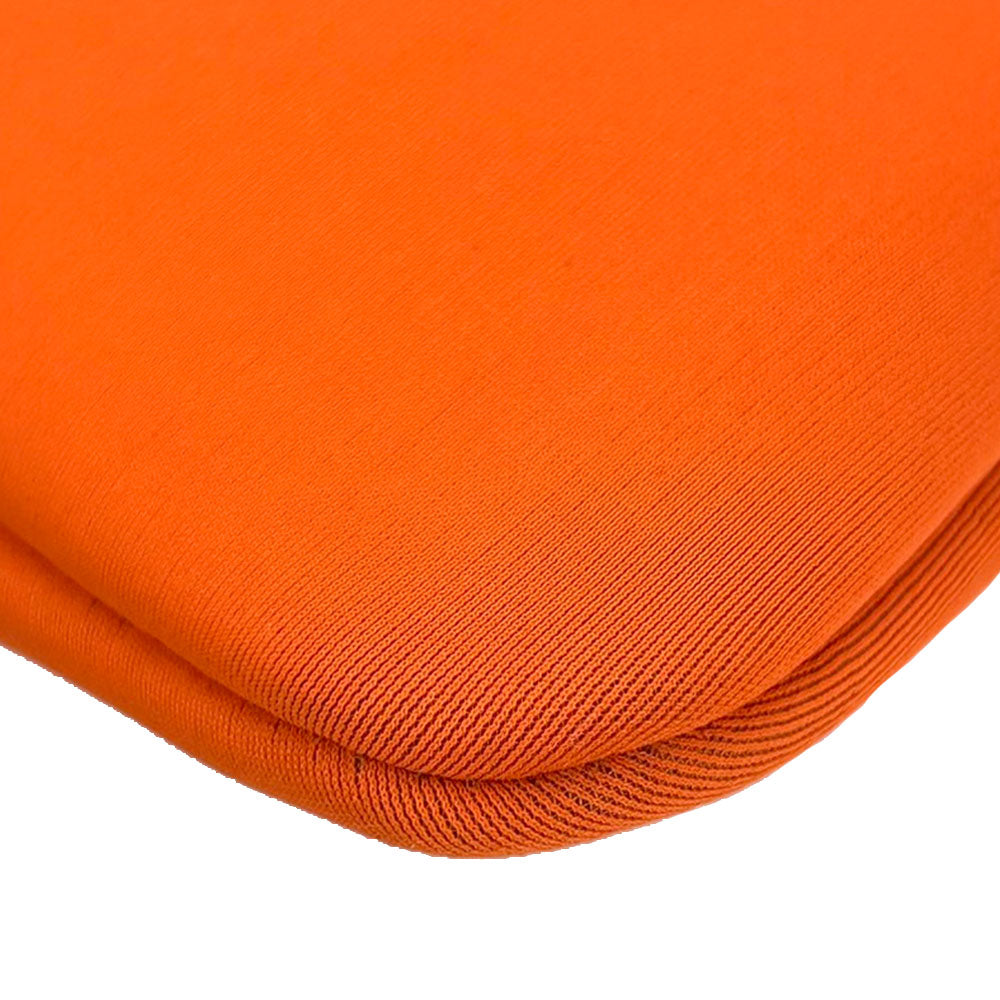 HERMES Pouch Polyamide elastane Orange Neoban Wave MM unisex(Unisex) Used