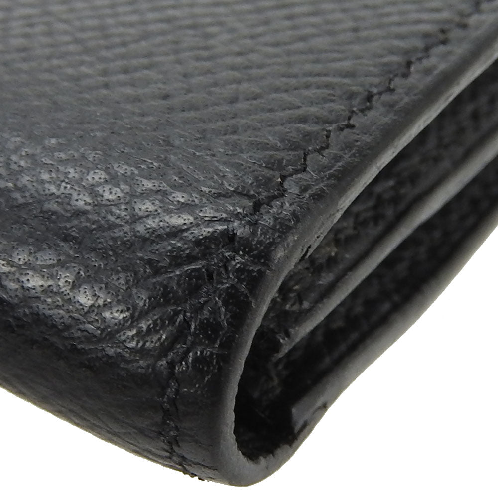 HERMES Long Wallet Purse Epsom black Beansufla