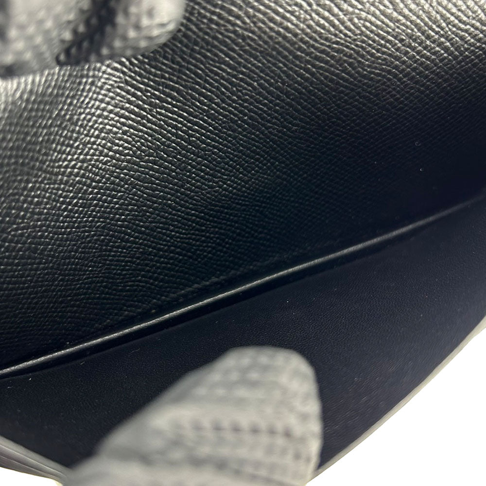 HERMES Long Wallet Purse Epsom black Beansufla