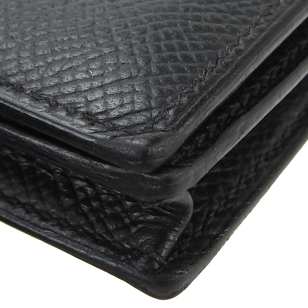 HERMES Long Wallet Purse Epsom black Beansufla