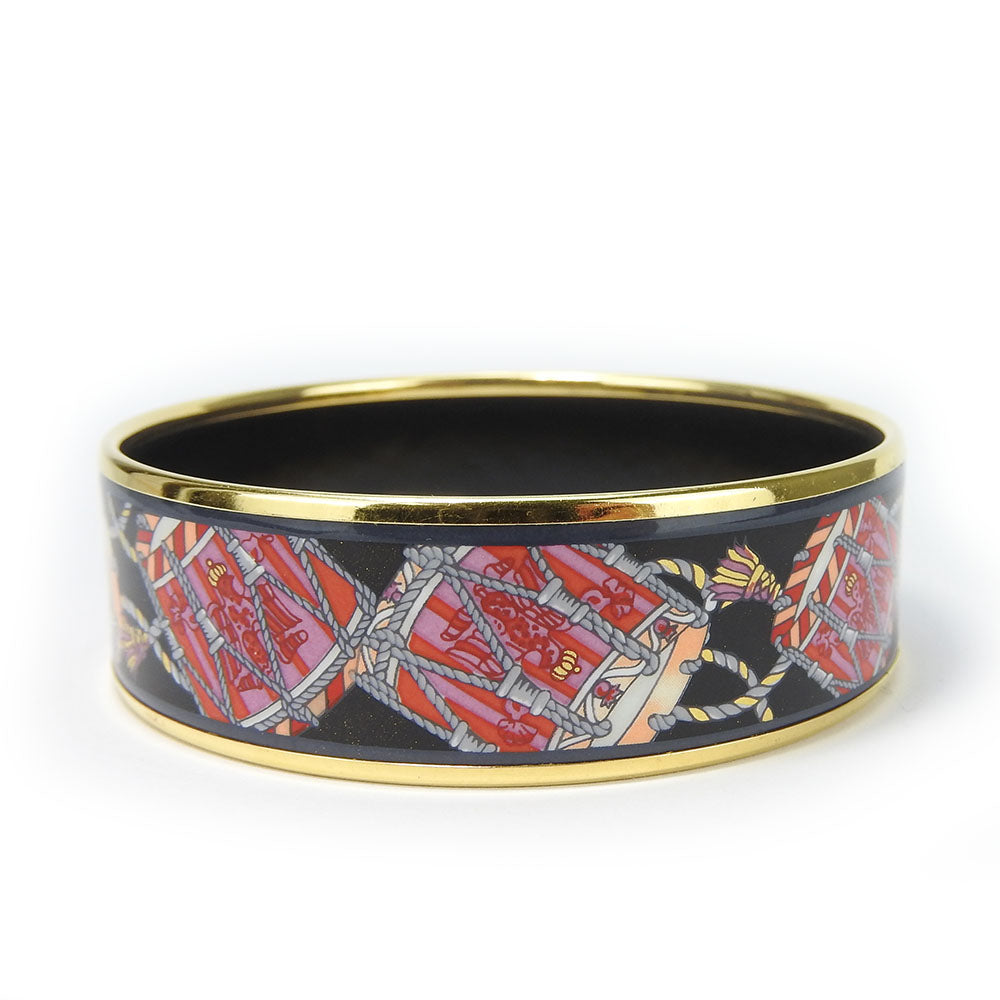 HERMES bracelet Metal, Cloisonne multicolor Emilel GM Women Used