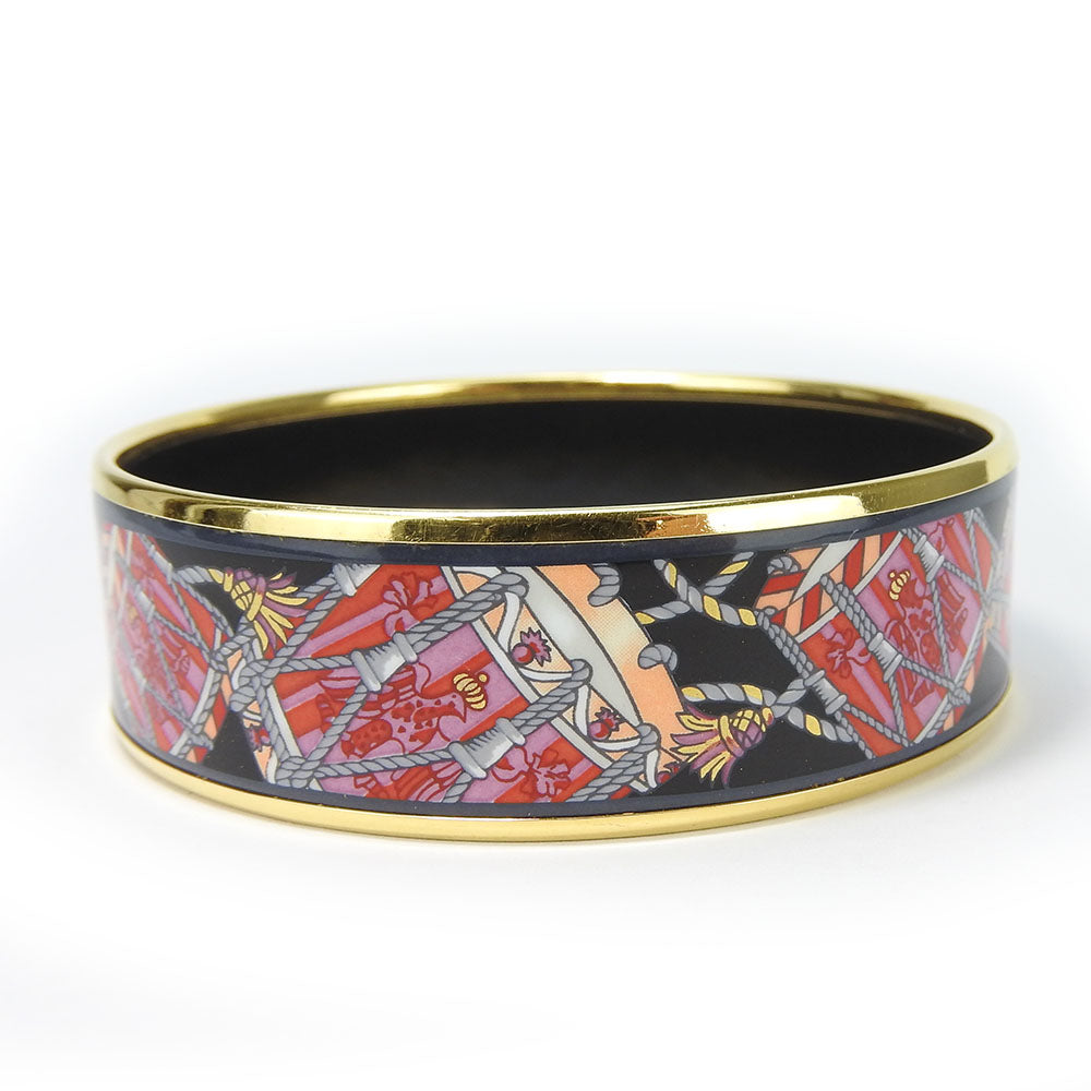 HERMES bracelet Metal, Cloisonne multicolor Emilel GM Women Used