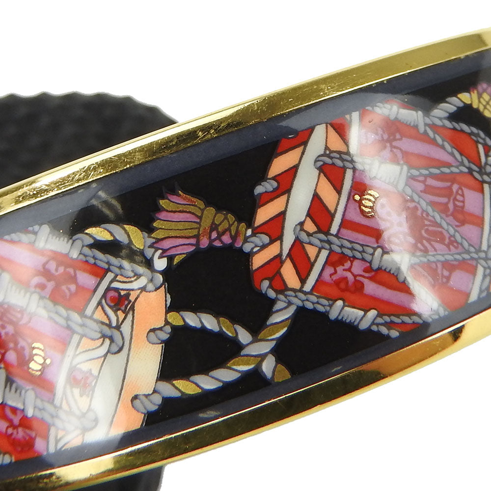 HERMES bracelet Metal, Cloisonne multicolor Emilel GM Women Used