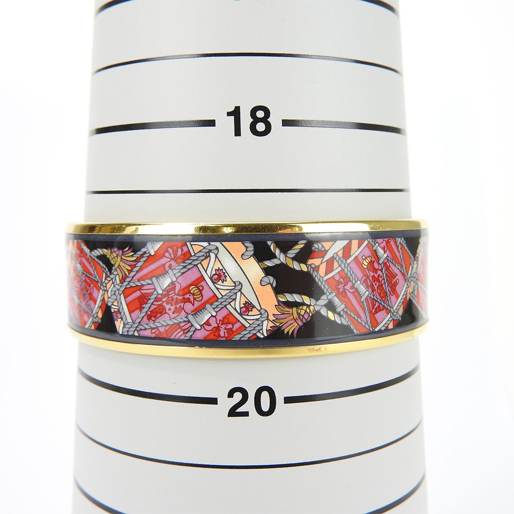 HERMES bracelet Metal, Cloisonne multicolor Emilel GM Women Used