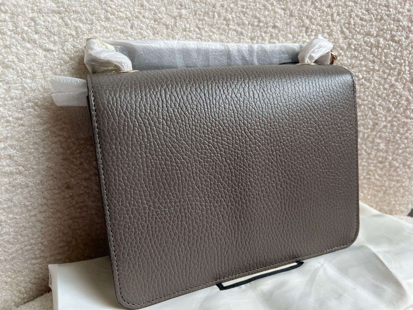 Gucci Interlocking GG Grey Small Shoulder Bag