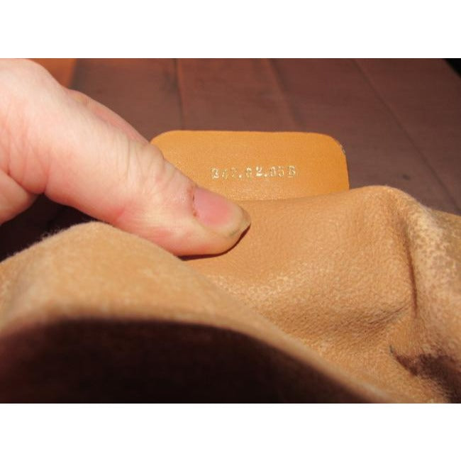 Gucci Sukey Vintage Brown Small G Logo Print Coated Canvas And Camel Leather