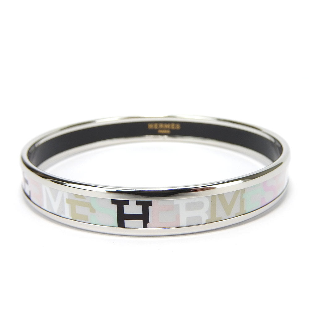 HERMES Bangle Enamel, Metal multicolor Emaille PM Women Used