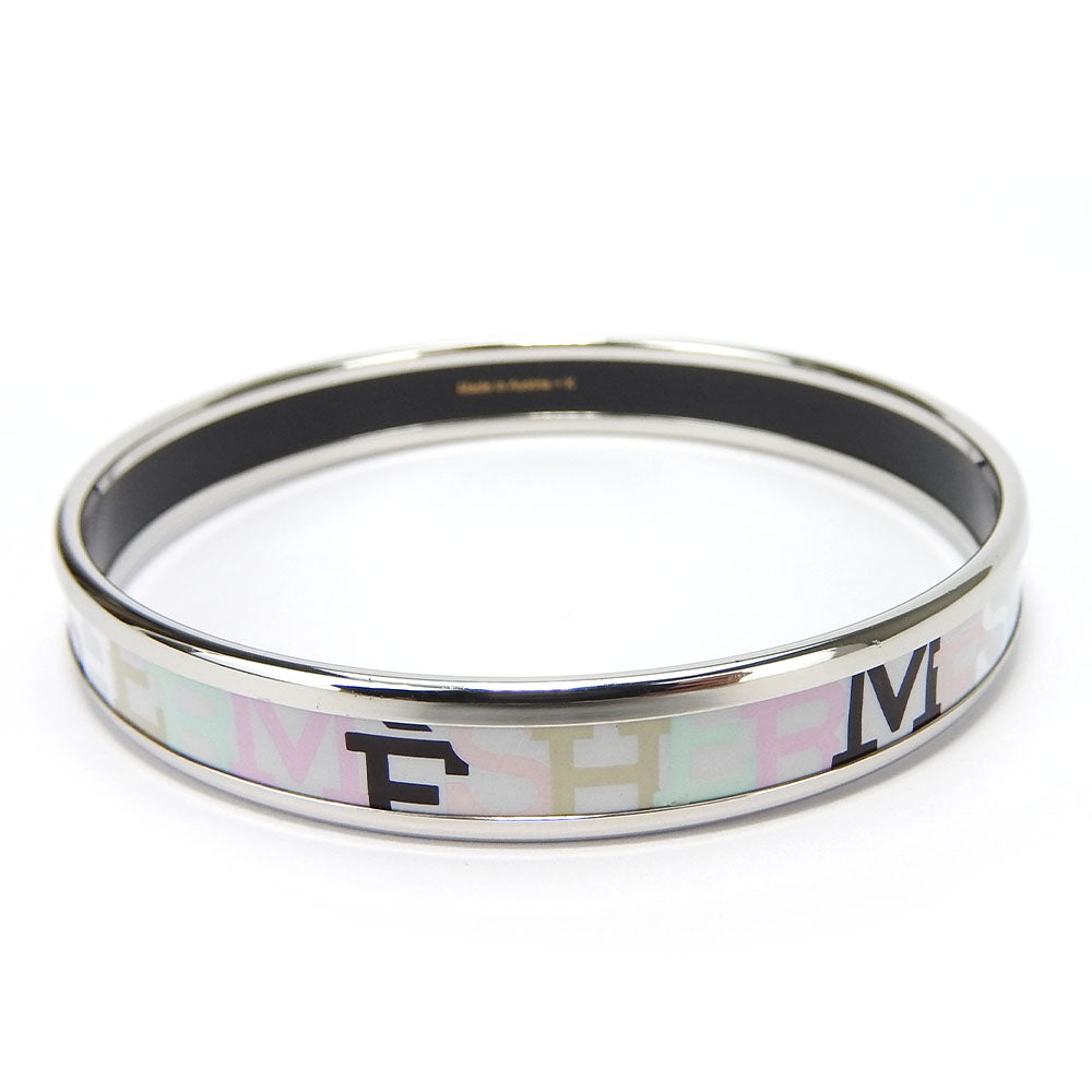 HERMES Bangle Enamel, Metal multicolor Emaille PM Women Used