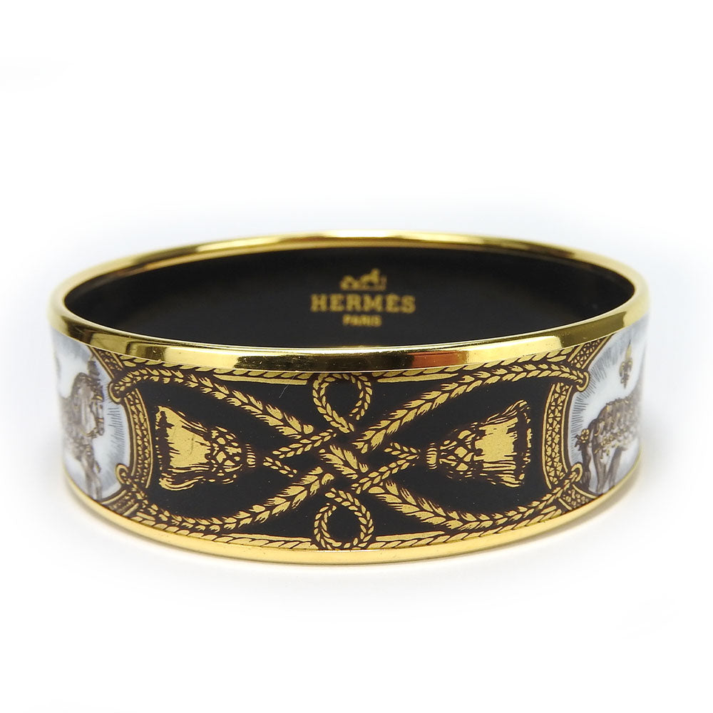 HERMES bracelet Metal, Cloisonne multicolor Emilel GM Women Used