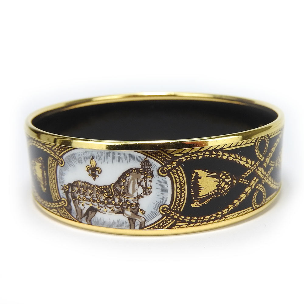 HERMES bracelet Metal, Cloisonne multicolor Emilel GM Women Used
