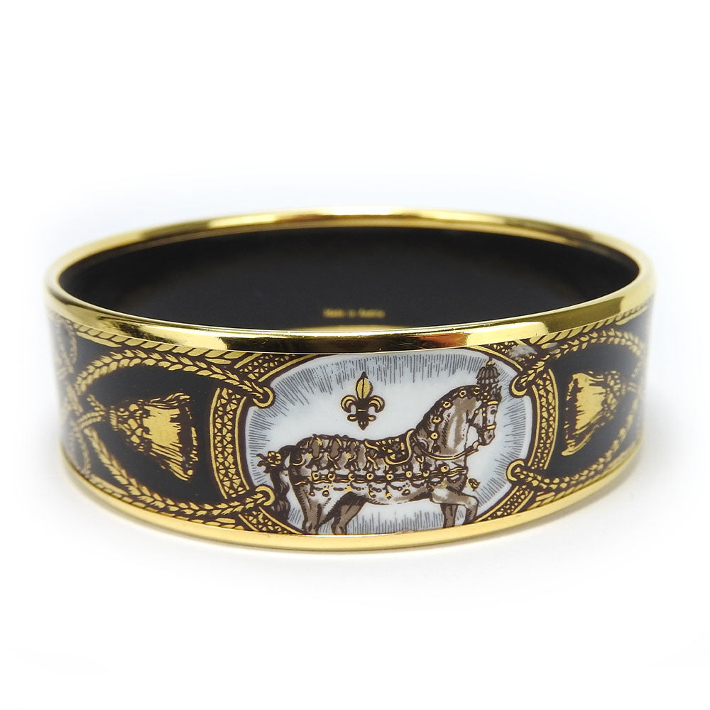 HERMES bracelet Metal, Cloisonne multicolor Emilel GM Women Used