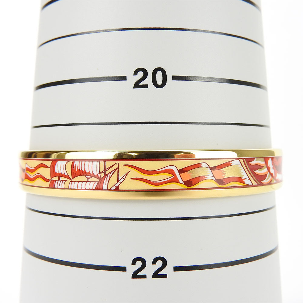HERMES bracelet Metal, Cloisonne multicolor Emaille PM Women Used