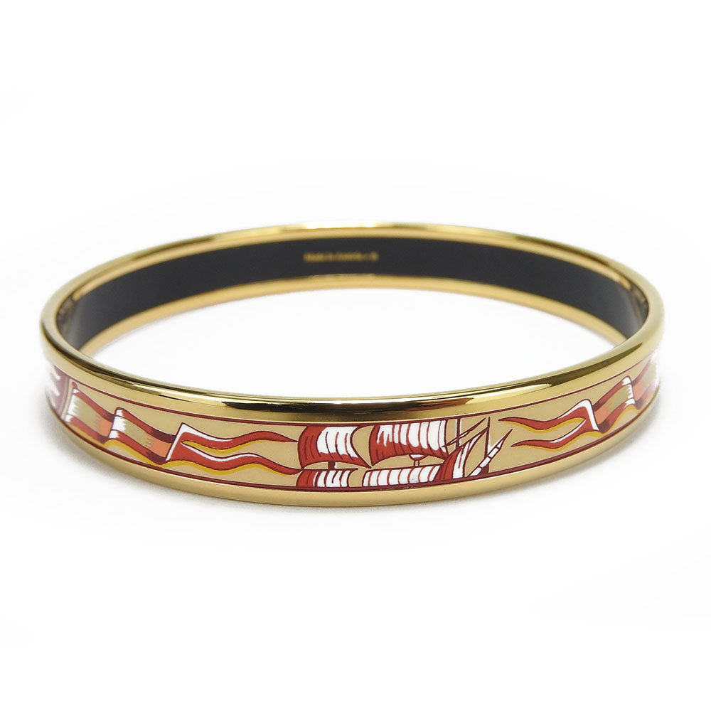 HERMES bracelet Metal, Cloisonne multicolor Emaille PM Women Used