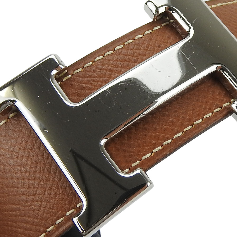 HERMES belt Courchevel , Box calf gold Constance Women Used
