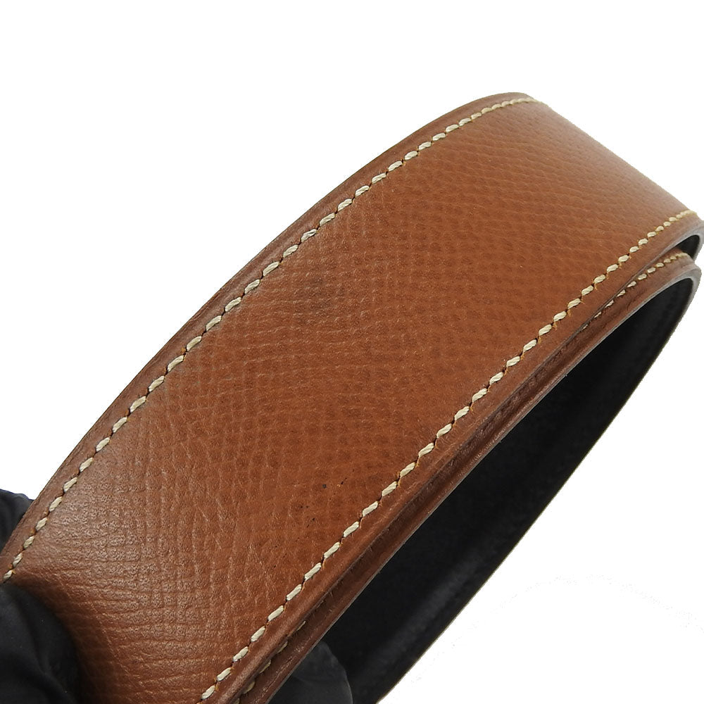 HERMES belt Courchevel , Box calf gold Constance Women Used